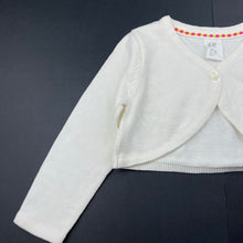 Load image into Gallery viewer, Girls H&amp;M, lightweight knitted cotton bolero cardigan, EUC, size 1,  