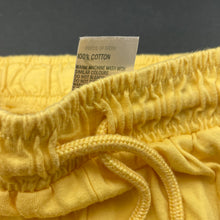 Load image into Gallery viewer, Girls Anko, yellow cotton shorts, elasticated, EUC, size 2,  