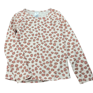 Girls Target, stretchy long sleeve animal print top, EUC, size 7,  