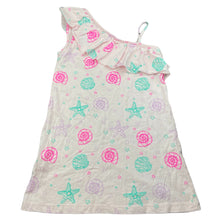 Load image into Gallery viewer, Girls Mango, cotton asymmetrical summer dress, light marks, FUC, size 6, L: 55cm