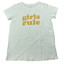 Load image into Gallery viewer, Girls Anko, white cotton t-shirt / top, GUC, size 8,  