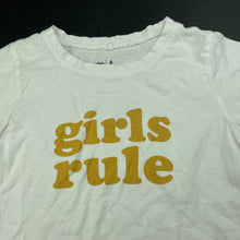 Load image into Gallery viewer, Girls Anko, white cotton t-shirt / top, GUC, size 8,  