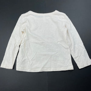 Girls KID, cotton long sleeve t-shirt / top, EUC, size 3,  