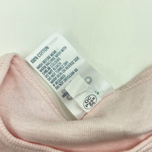 Load image into Gallery viewer, Girls Anko, pink lighteight cotton bodysuit / romper, EUC, size 0,  