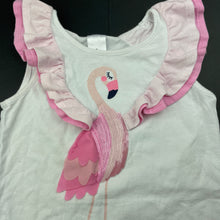 Load image into Gallery viewer, Girls Target, cotton t-shirt / top, flamingo, GUC, size 6,  