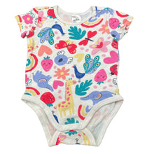 Load image into Gallery viewer, Girls Anko, colourful cotton bodysuit / romper, GUC, size 0,  