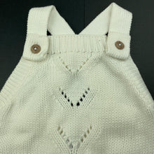 Load image into Gallery viewer, Girls Baby Berry, knitted cotton romper, EUC, size 0,  