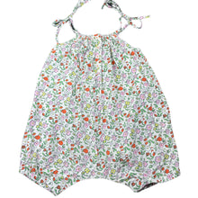 Load image into Gallery viewer, Girls KIDSAGOGO, lightweight floral cotton romper, EUC, size 6 months,  