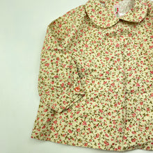 Load image into Gallery viewer, Girls Bonpoint, lightweight floral cotton long sleeve top, EUC, size 6 months,  