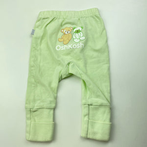 unisex Osh Kosh, stretchy leggings / bottoms, small marks, FUC, size 0000,  