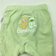 Load image into Gallery viewer, unisex Osh Kosh, stretchy leggings / bottoms, small marks, FUC, size 0000,  