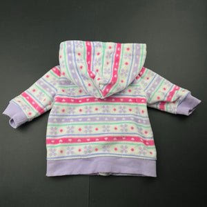 Girls Tiny Little Wonders, fleece zip hoodie sweater, GUC, size 000,  