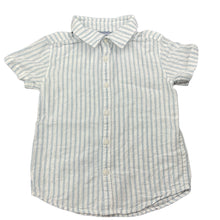 Load image into Gallery viewer, Boys Anko, striped linen / cotton short sleeve shirt, EUC, size 2,  