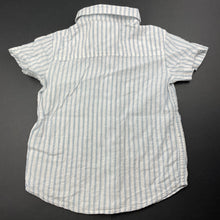 Load image into Gallery viewer, Boys Anko, striped linen / cotton short sleeve shirt, EUC, size 2,  