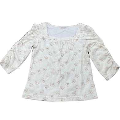 Girls Perimitz, floral cotton top, GUC, size 3,  