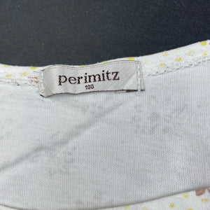 Girls Perimitz, floral cotton top, GUC, size 3,  