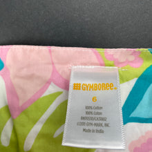 Load image into Gallery viewer, Girls Gymboree, colourful floral cotton summer top, FUC, size 6,  