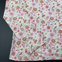 Load image into Gallery viewer, Girls Target, floral cotton long sleeve top, GUC, size 6,  