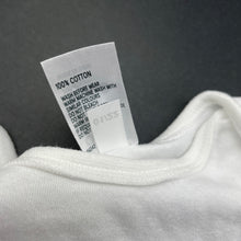 Load image into Gallery viewer, unisex Anko, white cotton bodysuit / romper, EUC, size 0000,  