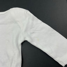 Load image into Gallery viewer, unisex Anko, white cotton bodysuit / romper, EUC, size 0000,  