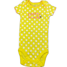Load image into Gallery viewer, Girls Carters, embroidered cotton bodysuit / romper, EUC, size 6 months,  
