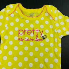 Load image into Gallery viewer, Girls Carters, embroidered cotton bodysuit / romper, EUC, size 6 months,  