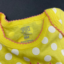 Load image into Gallery viewer, Girls Carters, embroidered cotton bodysuit / romper, EUC, size 6 months,  