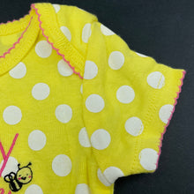 Load image into Gallery viewer, Girls Carters, embroidered cotton bodysuit / romper, EUC, size 6 months,  