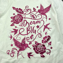 Load image into Gallery viewer, Girls F&amp;F, cotton long sleeve t-shirt / top, no size, armpit to armpit: 31.5cm, shoulder to cuff: 39.5cm, FUC, size 5-6,  