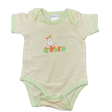 unisex Baby Biz, cotton bodysuit / romper, zebra, GUC, size 0000,  
