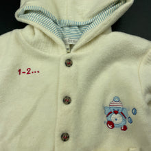 Load image into Gallery viewer, unisex Children Collection, soft fleece hooded sweater, EUC, size 000,  