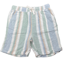 Load image into Gallery viewer, Boys Anko, striped linen / cotton shorts, elasticated, EUC, size 9,  