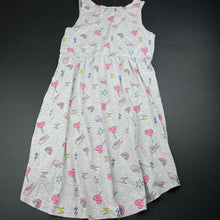 Load image into Gallery viewer, Girls B Collection, grey marle casual summer dress, GUC, size 10, L: 70cm at front