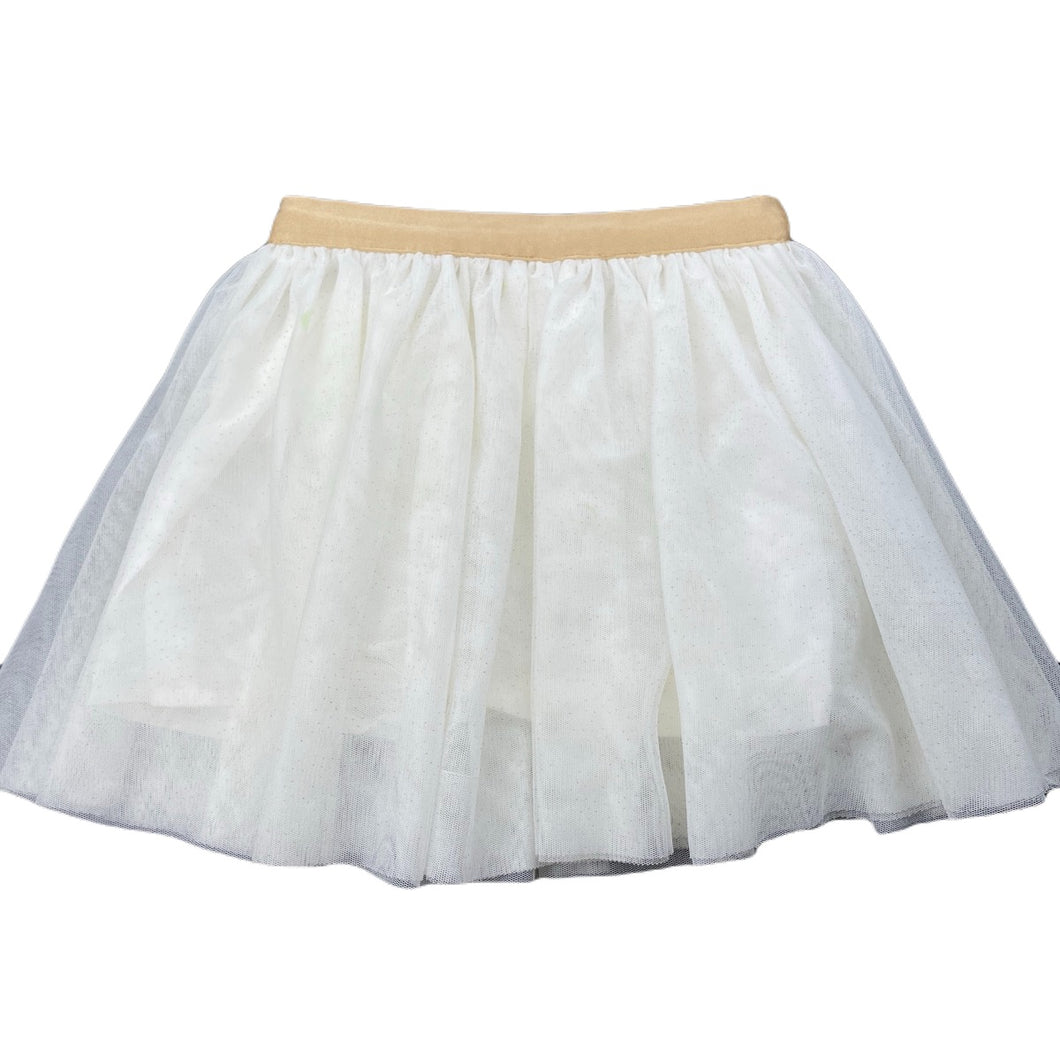 Girls Target, cotton lined tulle skirt, elasticated, L: 27cm, FUC, size 4,  