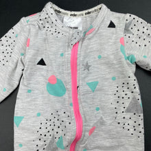 Load image into Gallery viewer, Girls Under Works, stretchy zip coverall / romper, GUC, size 000,  