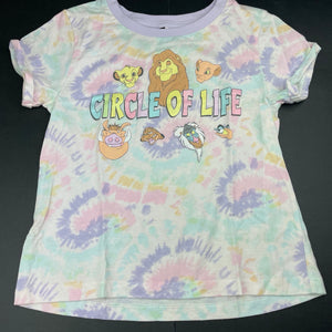 Girls DIsney, Lion King tie dyed cotton pyjamas, EUC, size 8,  