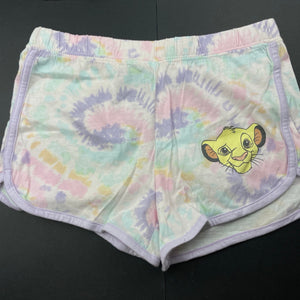 Girls DIsney, Lion King tie dyed cotton pyjamas, EUC, size 8,  