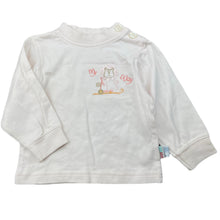 Load image into Gallery viewer, Girls BEST FOR BABY, embroidered cotton long sleeve top, EUC, size 0,  