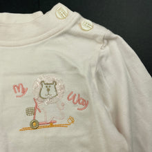 Load image into Gallery viewer, Girls BEST FOR BABY, embroidered cotton long sleeve top, EUC, size 0,  