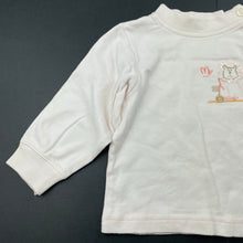 Load image into Gallery viewer, Girls BEST FOR BABY, embroidered cotton long sleeve top, EUC, size 0,  