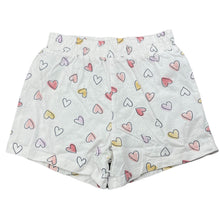 Load image into Gallery viewer, Girls Anko, cotton shorts, elasticated, hearts, GUC, size 6,  