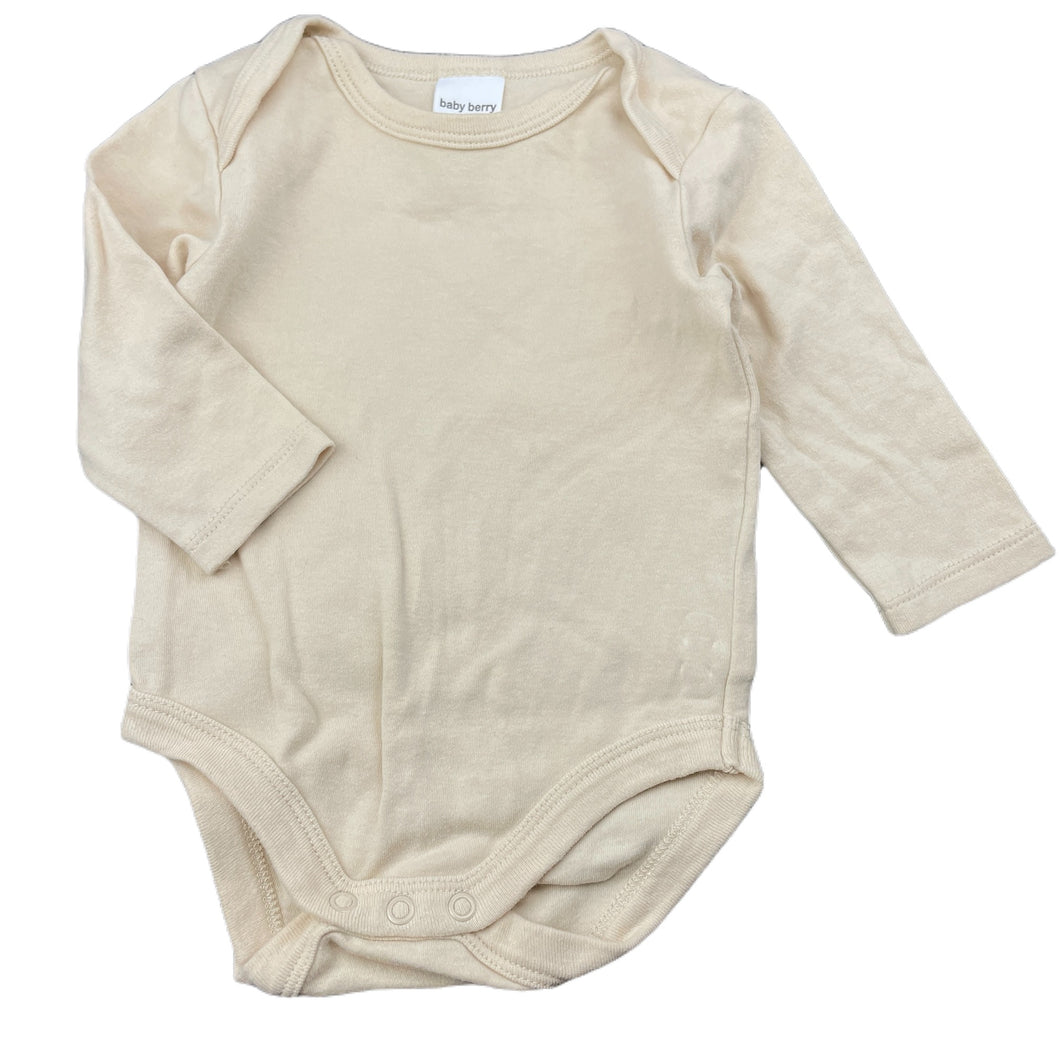 unisex Baby Berry, cotton bodysuit / romper, EUC, size 00,  