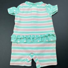 Load image into Gallery viewer, Girls Target, striped rashie suit, GUC, size 000,  