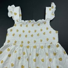 Load image into Gallery viewer, Girls Mango, cotton casual dress, light marks, FUC, size 6, L: 55cm