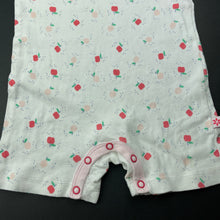 Load image into Gallery viewer, Girls Marquise, lightweight cotton romper, apples, FUC, size 0,  