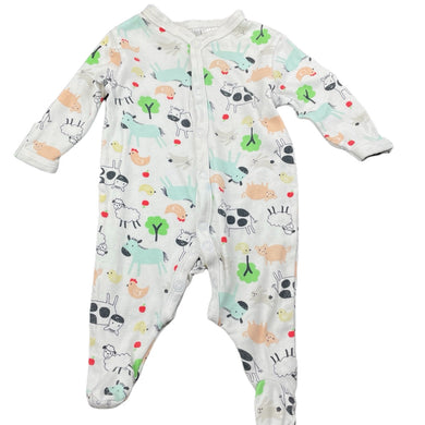 unisex Dymples, cotton coverall / romper, FUC, size 0000,  