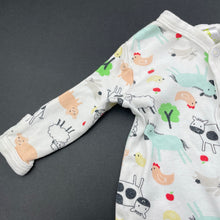Load image into Gallery viewer, unisex Dymples, cotton coverall / romper, FUC, size 0000,  