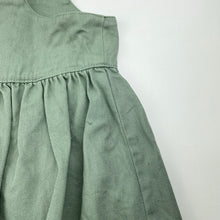 Load image into Gallery viewer, Girls Breakers, khaki denim dress, marks front &amp; back, FUC, size 2, L: 52cm