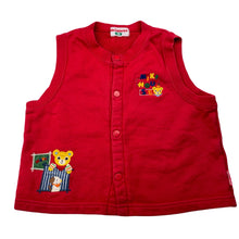 Load image into Gallery viewer, Boys MIKI HOUSE, red cotton vest, wash fade, FUC, size 3,  