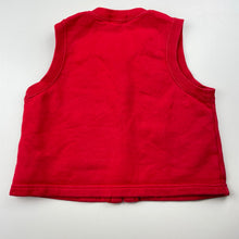 Load image into Gallery viewer, Boys MIKI HOUSE, red cotton vest, wash fade, FUC, size 3,  